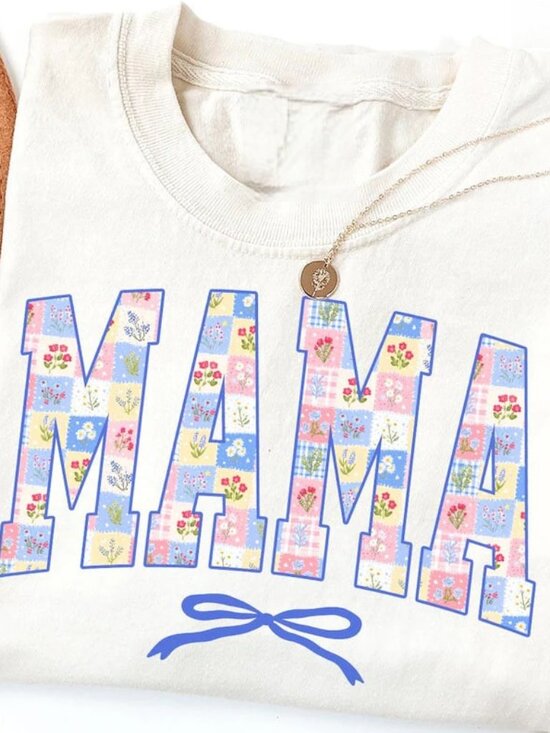 Tops - Mama Shirt, Mothers Day Tshirt, Cute Gift For Mom